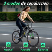 Honeywhale S8 Bicicleta Eléctrica de Montaña Llanta 26 Motor 450W Batería 36V 15Ah 7 Velocidades Y-Bike para Todo Tipo de Terreno Carreteras y Playas - Image 6