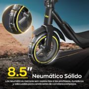 HONEYWHALE M1 Lite Patinete Eléctrico 500W Negro-Amarillo Plegable con Bluetooth y LED - Image 6