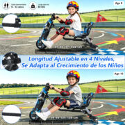 Honeywhale 007C Triciclo Eléctrico Infantil 300W - Bluetooth, Luces LED, 3 Velocidades y Giro 360 Grados - Imagem 7