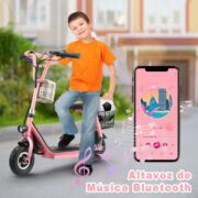Honeywhale JL005 Scooter Eléctrico Infantil con altavoz Bluetooth Motor 350W Batería 3.6Ah Cesta Doble - Image 8