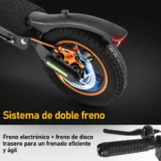 HONEYWHALE M2 MAX-B Patinete Eléctrico Plegable Negro/Naranja 36V 500W con Bluetooth, Luz LED y Freno de Disco - Image 4
