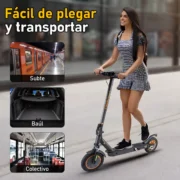 HONEYWHALE M2 MAX-B Patinete Eléctrico Plegable Negro/Naranja 36V 500W con Bluetooth, Luz LED y Freno de Disco - Image 5