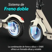 HONEYWHALE E9T Patinete Eléctrico Plegable Amarillo en Aleación de Aluminio con Bluetooth y Luz LED - Image 4