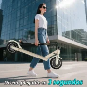 HONEYWHALE E9T Patinete Eléctrico Plegable Amarillo en Aleación de Aluminio con Bluetooth y Luz LED - Image 7