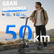HONEYWHALE F50D Patinete Eléctrico Todoterreno Doble Motor 2x1200W - Imagem 3