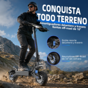 HONEYWHALE F50D Patinete Eléctrico Todoterreno Doble Motor 2x1200W - Imagem 4