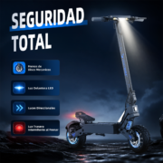 HONEYWHALE F50D Patinete Eléctrico Todoterreno Doble Motor 2x1200W - Imagem 5