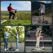 HONEYWHALE G2 PRO Patinete Eléctrico Plegable Amarillo Aluminio LED Freno de Disco Suspensión delantera y Trasera - Image 10