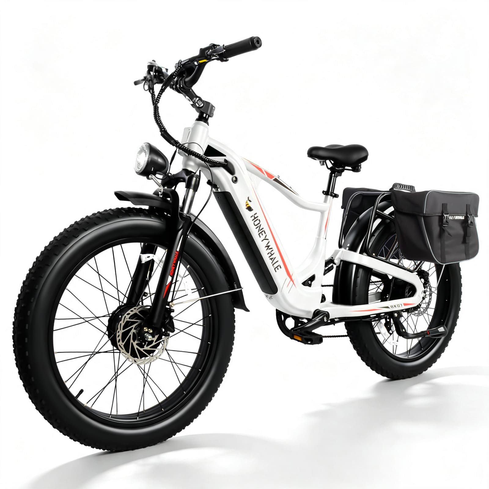 1 HONEYWHALE BK07 Bicicleta Eléctrica 2000W 48V 20Ah Fat Bike 26" - Image 1