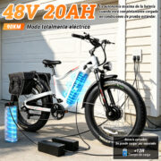 HONEYWHALE BK07 Bicicleta Eléctrica 2000W 48V 20Ah Fat Bike 26" - Image 3