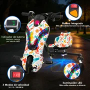Honeywhale 007D Triciclo Eléctrico Infantil 320W - Image 5